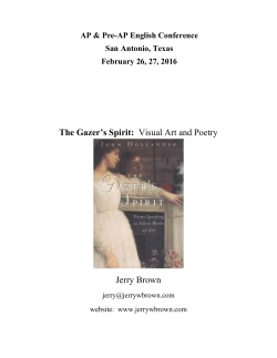 The Gazers Spirit Visual Art and Poetry