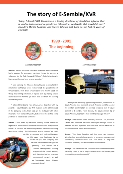 The story of E-Semble/XVR