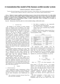 A transmission line model of the human cardiovascular system