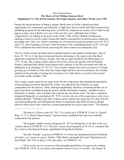 The history of these works (W. 70/2&ndash;7) is sorted out in CPEBCW 1/9