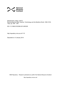Re-inventing the Ship - National Museums Scotland Research
