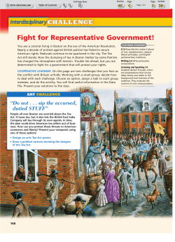Fight for Representative Government!