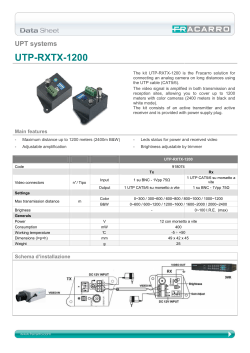 Datasheet UTP-RXTX-1200