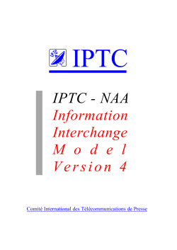 IPTC Specification in PDF