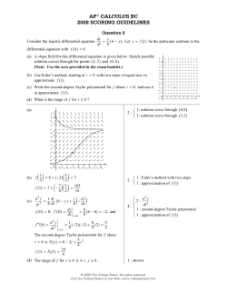 Sample Responses Q6 - AP Central