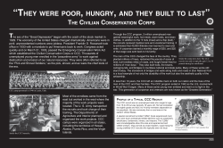 the civilian conservation corps