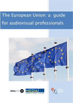 The European Union - Creative Europe Desk