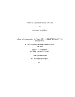 The Spatial Politics of Drone Warfare