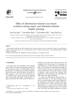 Effect of deformation histories on texture evolution during equal