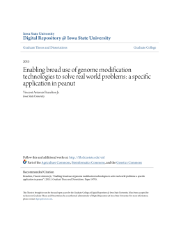 Enabling broad use of genome modification technologies to solve