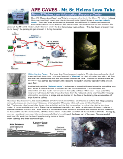 APE CAVES - Mt. St. Helens Lava Tube