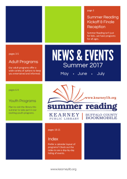 Summer Newsletter