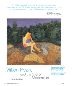 Milton Avery - Antiques and Fine Art