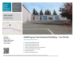 48,000 Square Foot Industrial Building &ndash; Can Divide