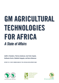 GM Agricultural Technologies for Africa: A State of Affairs
