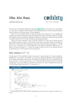 Min Abs Sum