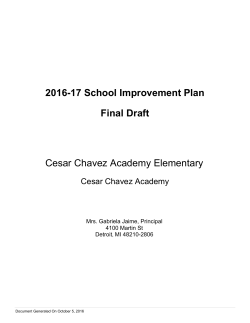 CCA Vernor SIP - Cesar Chavez Academy