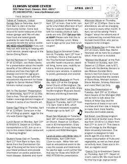 to see the April newsletter!