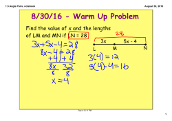 1.5 Angle Pairs .notebook