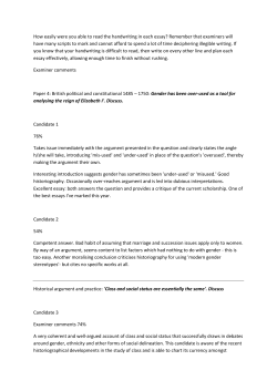 How easily were you able to read the handwriting in each essay