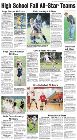 High School Fall All-Star Teams