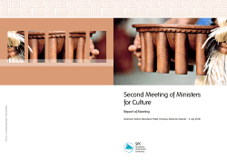 Second Meeting of Ministers for Culture