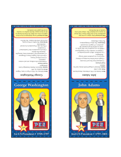 George Washington John Adams