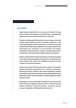 foreign investment - Department of Foreign Affairs and Trade