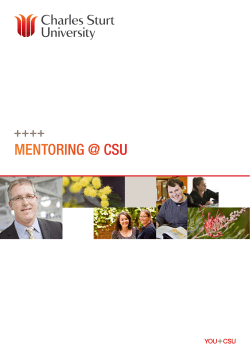 mentoring @ csu - Charles Sturt University