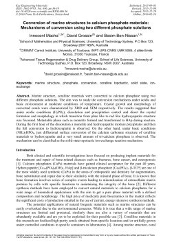 Conversion of marine structures to calcium phosphate materials