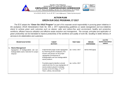 2017 Action Plan - Employees` Compensation Commission