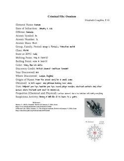 Criminal File: Osmium - Northbrook District 28