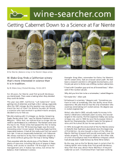 October 2015 - Far Niente Winery