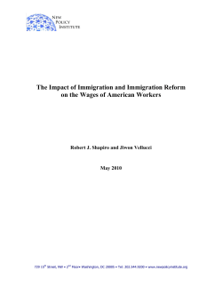 The Impact of Immigration and Immigration Reform