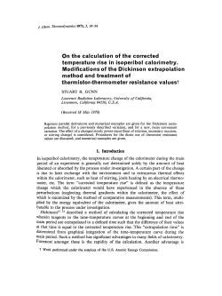 On the calculation of the corrected temperature rise in isoperibol