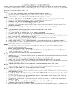 Macbeth Study Guide_2016
