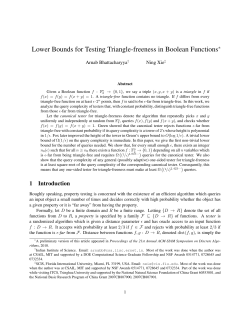 Lower Bounds for Testing Triangle-freeness in Boolean