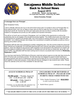 Sacajawea Middle School - Federal Way Public Schools