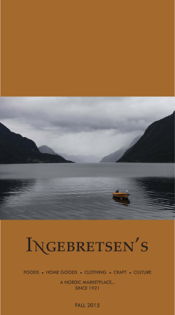 Ingebretsen Catalog 2015