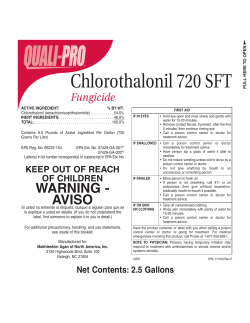 Chlorothalonil 720 SFT - Do My Own Pest Control