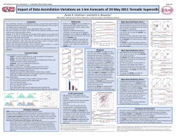 Impact of Data Assimilation Variations on 1