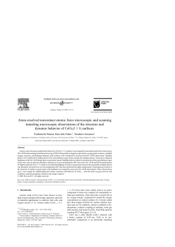Atom-resolved noncontact atomic force microscopic and scanning