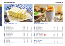Chilled Products - Nicol Hughes Foodservice