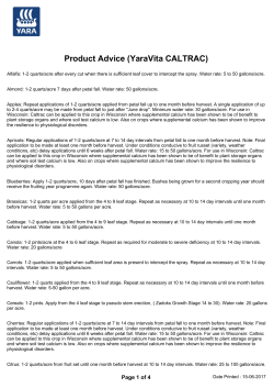 Product Advice - Yara-I