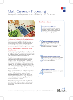 Multi-Currency Processing