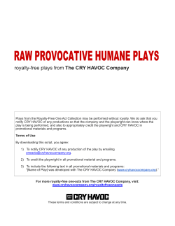 agree - The CRY HAVOC Company