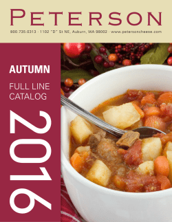 Fall Full Line Peterson Catalog