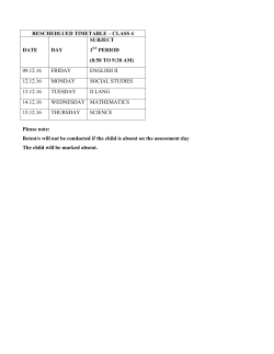 Term &ndash; II Assessment