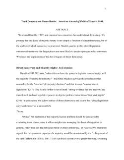 An Extension / Todd Donovan and Shaun Bowler