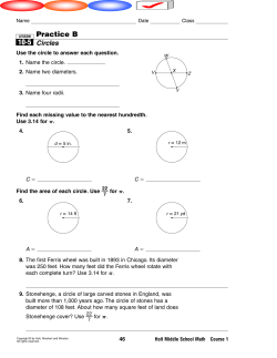 Circles - Scarsdale Schools